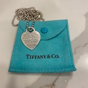 Tiffany & Co. Heart Dog Tag Necklace